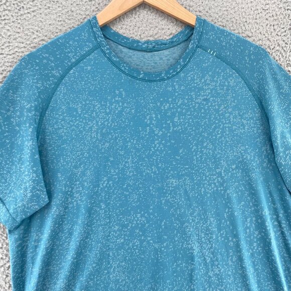 Lululemon Metal Vent Tech Short Sleeve Shirt 2.0 Distorted Noise Breeze Mens XXL - Picture 2 of 11